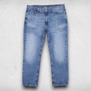 Levi's 541 Jeans Men 38x32 Md Blue Straight Leg Zipper Fly Casual Minimalist